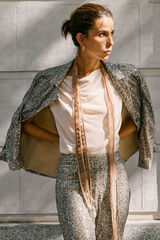 Hoss Intropia Emilia. Blazer de lantejoulas Cinzento