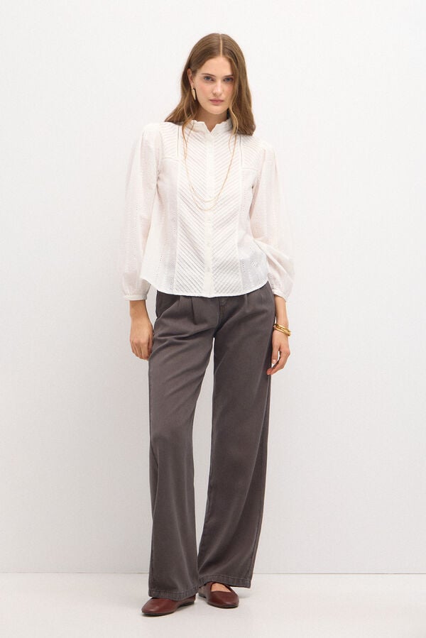 Hoss Intropia Claire. Drawstring blouse White