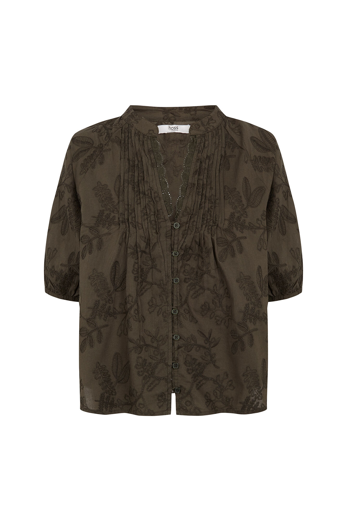 Hoss Intropia Celia. Blusa bordado floral