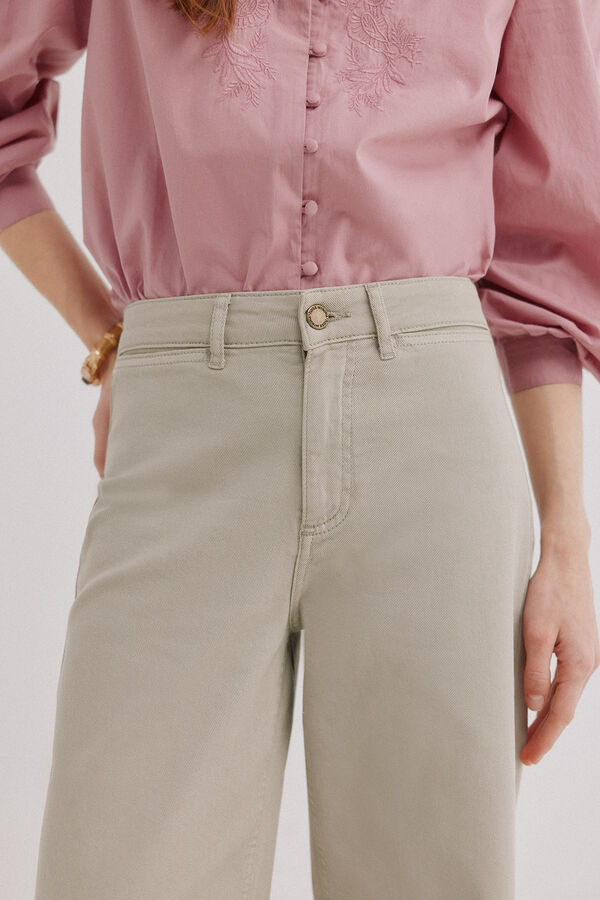 Hoss Intropia Berta. Jeans wide leg Cinzento