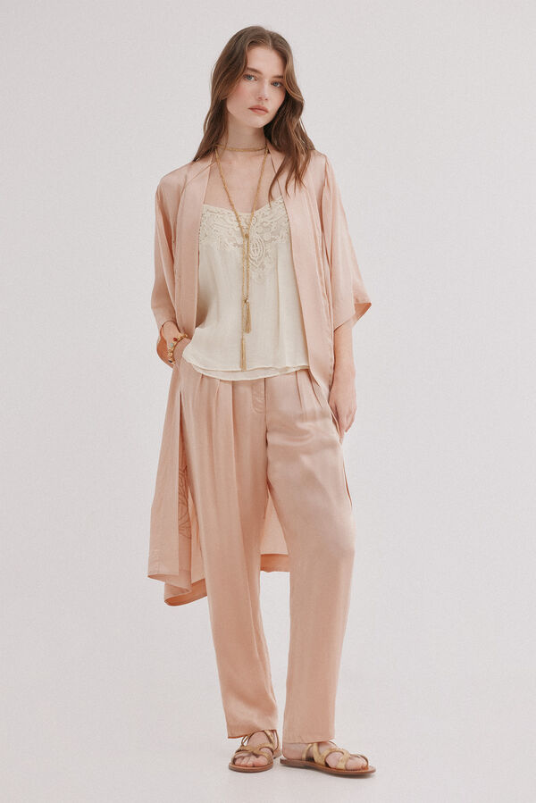 Hoss Intropia Elora. Quimono fluido acetinado Subiu