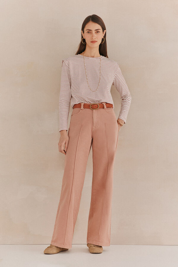 Hoss Intropia Fabia. Sailor T-shirt Coral