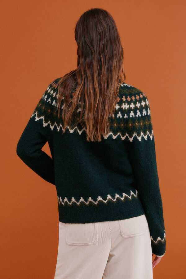 Hoss Intropia Ilma. Camisola grega Verde