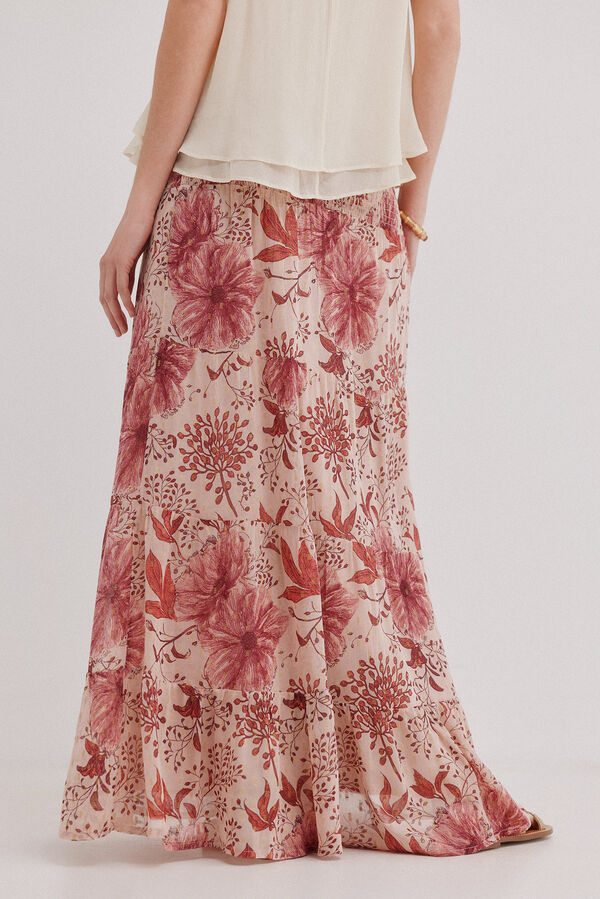 Hoss Intropia Rachel. Saia comprida estampada Multicolorido