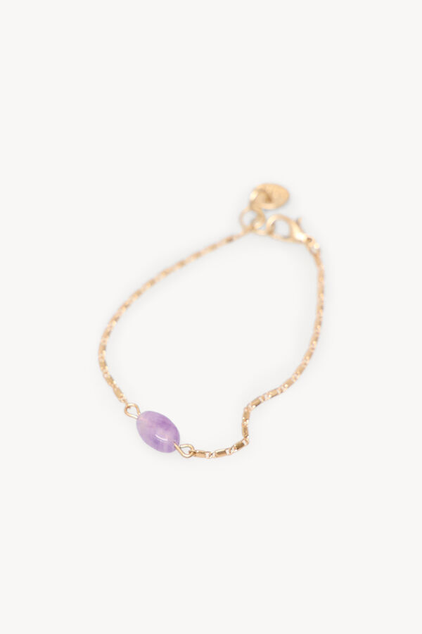 Hoss Intropia Melanie.Semi-precious stone bracelet Purple
