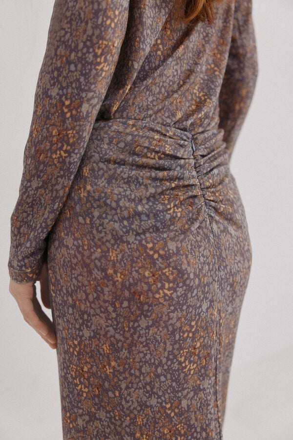 Hoss Intropia Raquel. Saia estampada Multicolorido