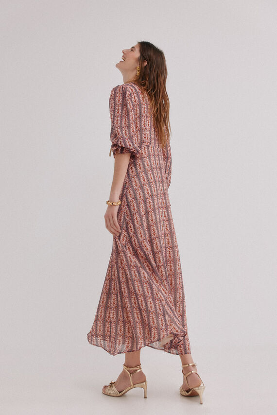 Águeda. Vestido estampado