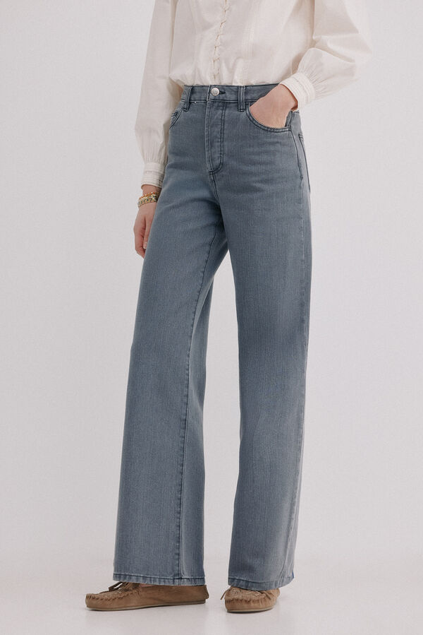 Hoss Intropia Bahiana. Jeans de perna larga Cinzento