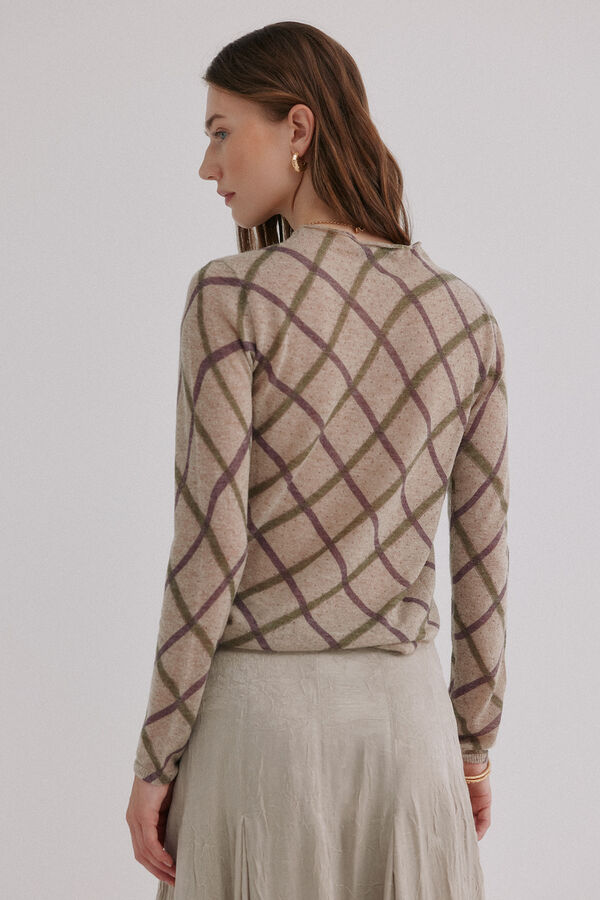 Hoss Intropia Nora. Top estampado Verde