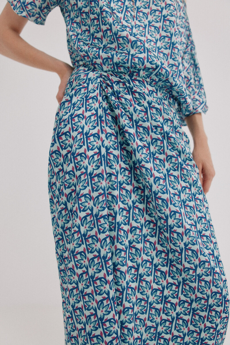 Hoss Intropia Aria. Fluid dress Blue