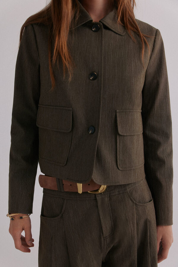 Hoss Intropia Eloísa. Jaqueta casual Verde