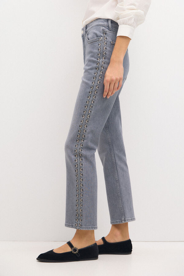 Hoss Intropia Ondina. Boot Cut Jeans Gray