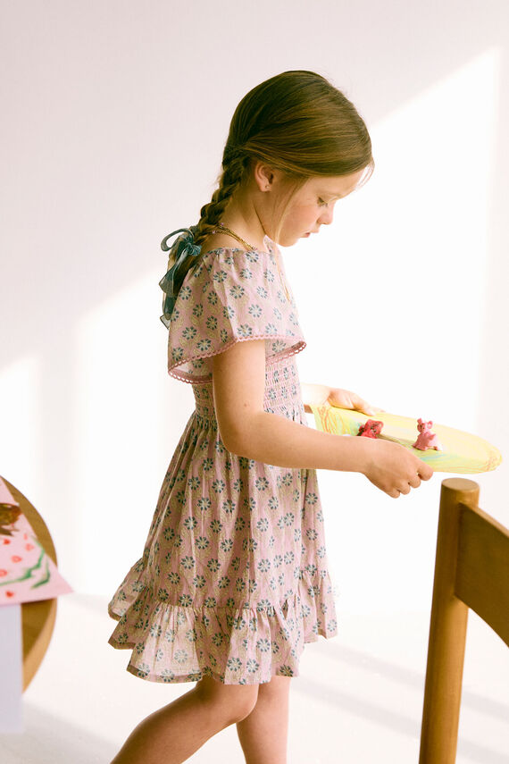Ana. Vestido corto fluído