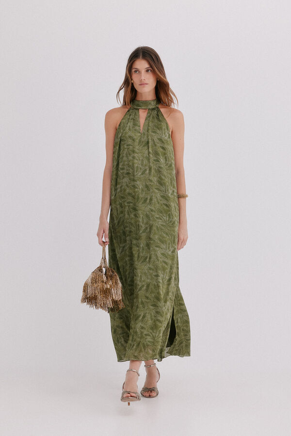Hoss Intropia Aria. Vestido fluido Verde