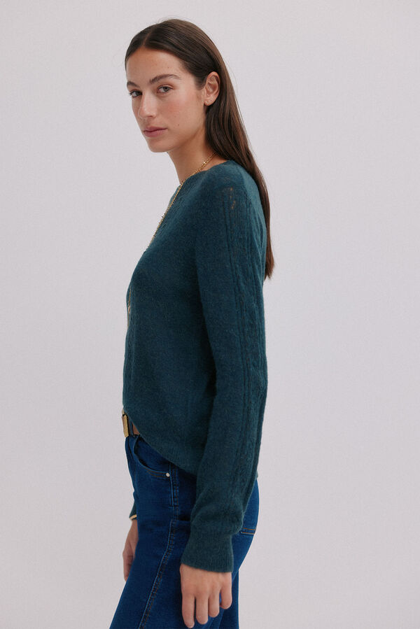 Hoss Intropia Isabella. Camisola vazado Verde