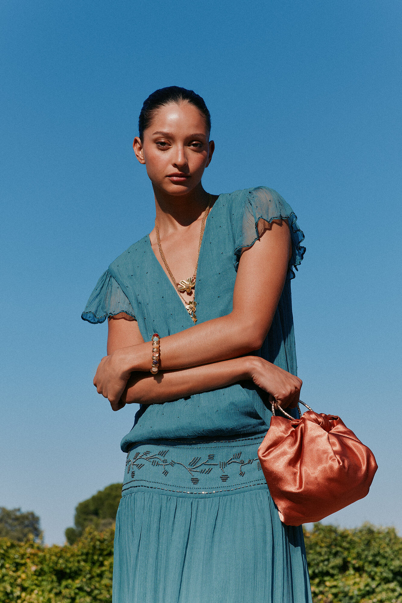 Hoss Intropia Nora. Mala em cetim