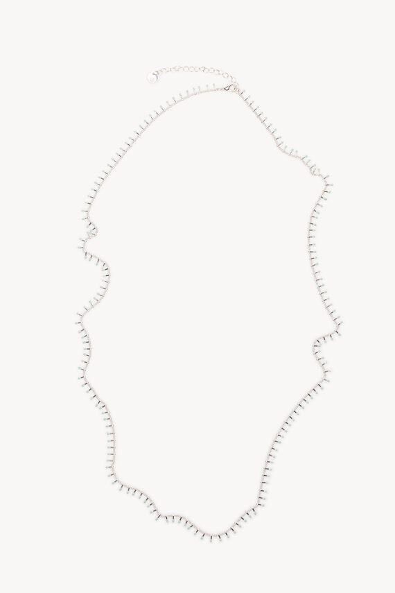 Liza. Collar largo mini monedas