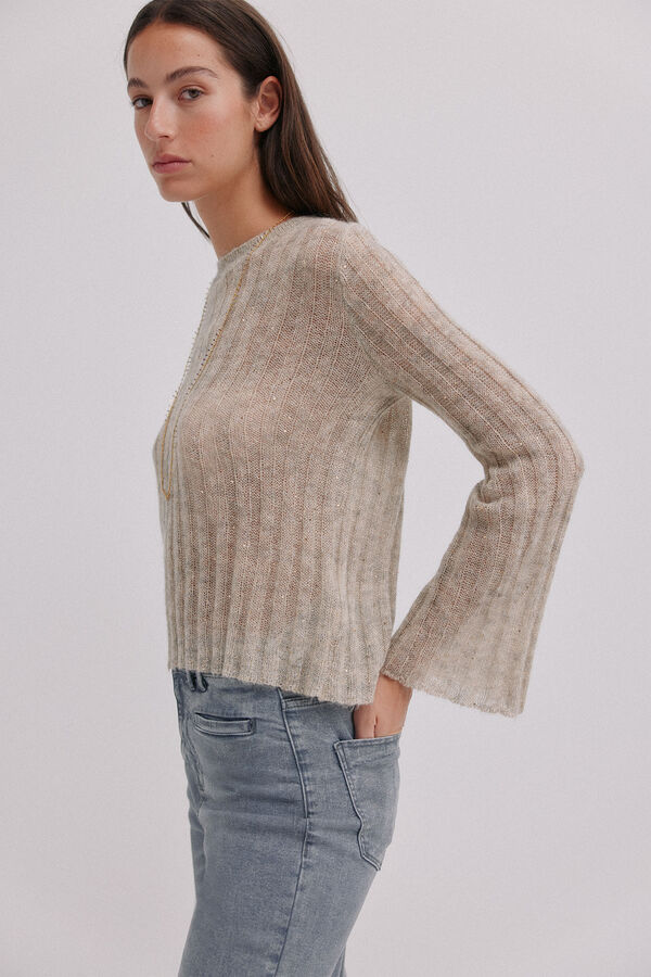 Hoss Intropia Neus. Camisola de gola redonda Cinzento