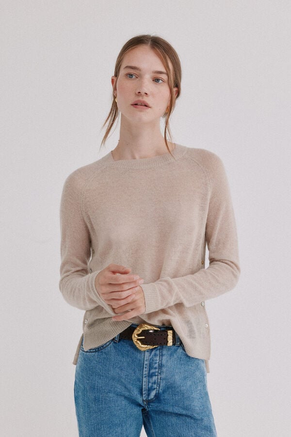 Hoss Intropia Imara. Camisola de malha Ecru