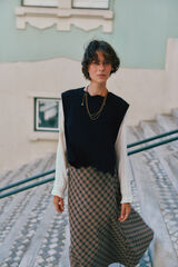 Hoss Intropia Isaura. Knitted gilet Black