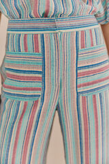 Hoss Intropia Perla. Printed pants Blue