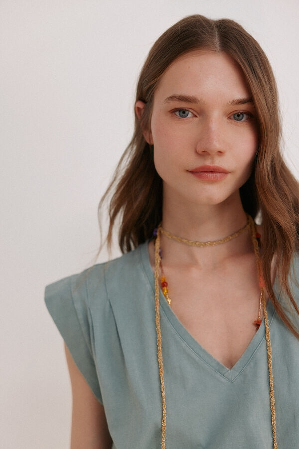 Hoss Intropia T-shirt lavada Manuela Azul