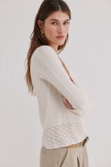 Hoss Intropia Ingrid. Top vazado Roxo