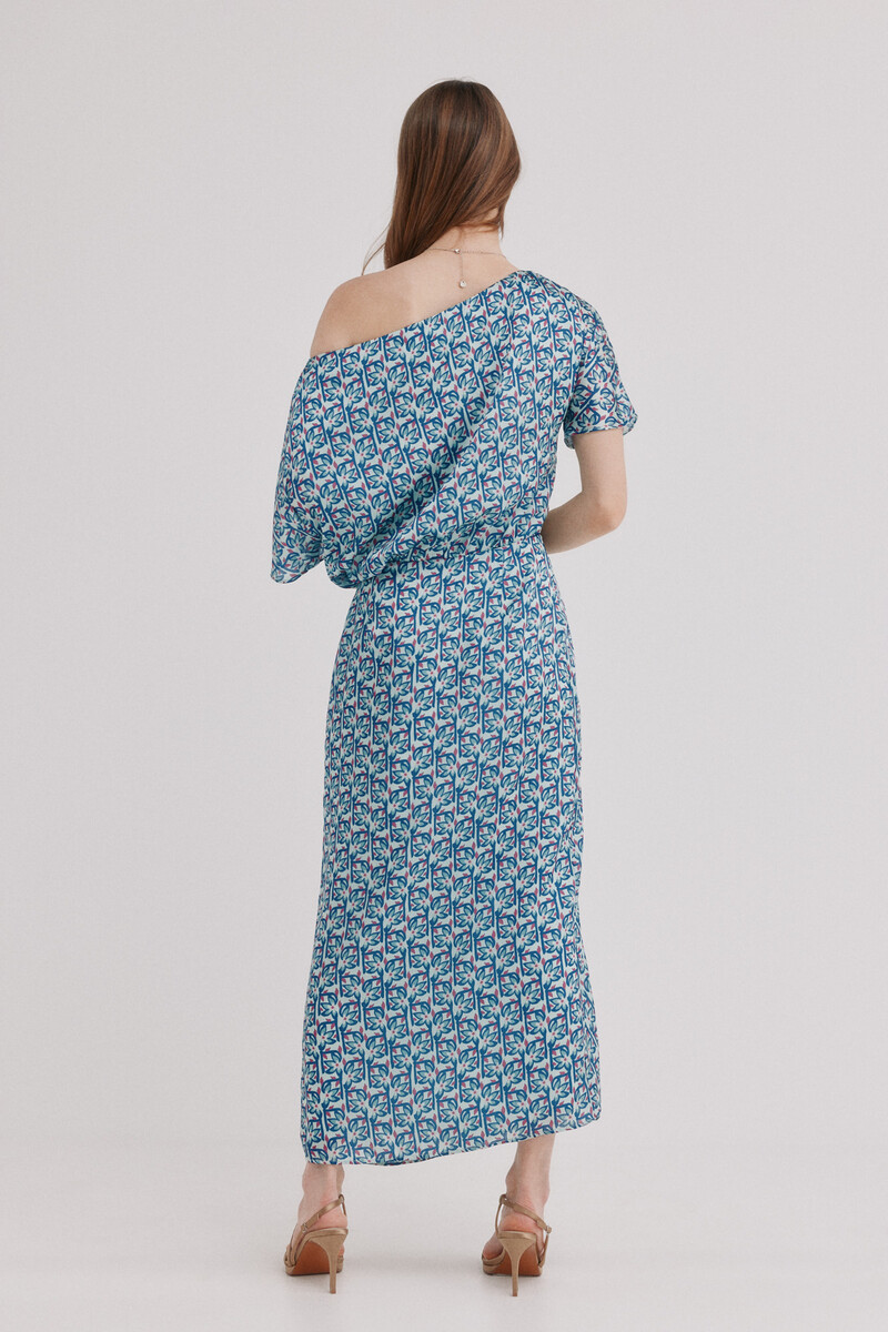 Hoss Intropia Aria. Fluid dress Blue