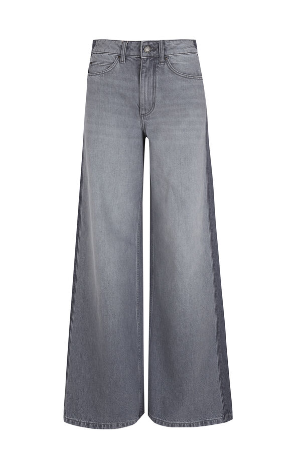 Hoss Intropia Billie. Jeans patchwork Cinzento
