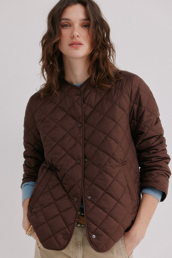 Hoss Intropia Damienne. Sobretudo acolchoado Castanho