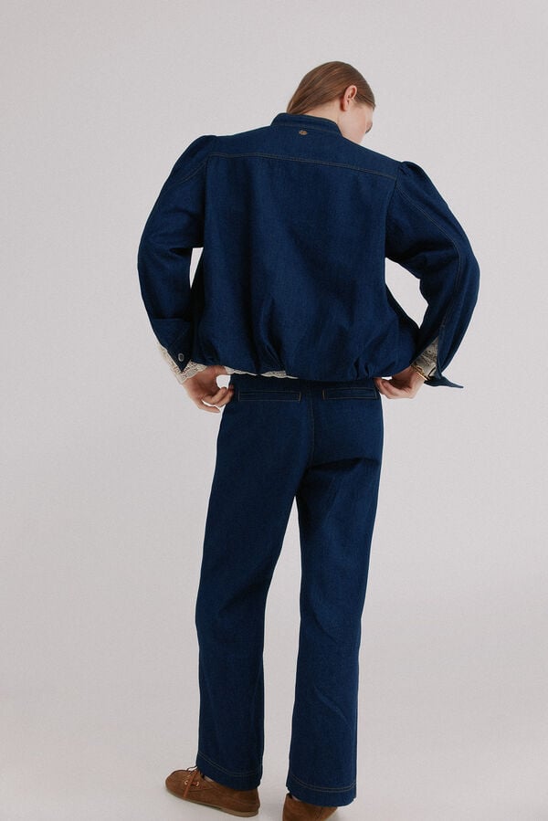 Hoss Intropia Estrella. Casaco curto Azul