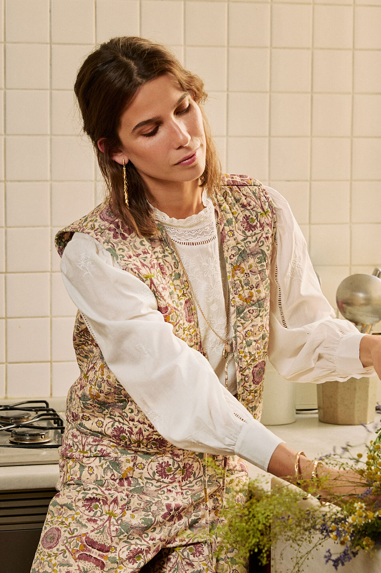 Hoss Intropia &Eacute;dith. Chaleco estampado