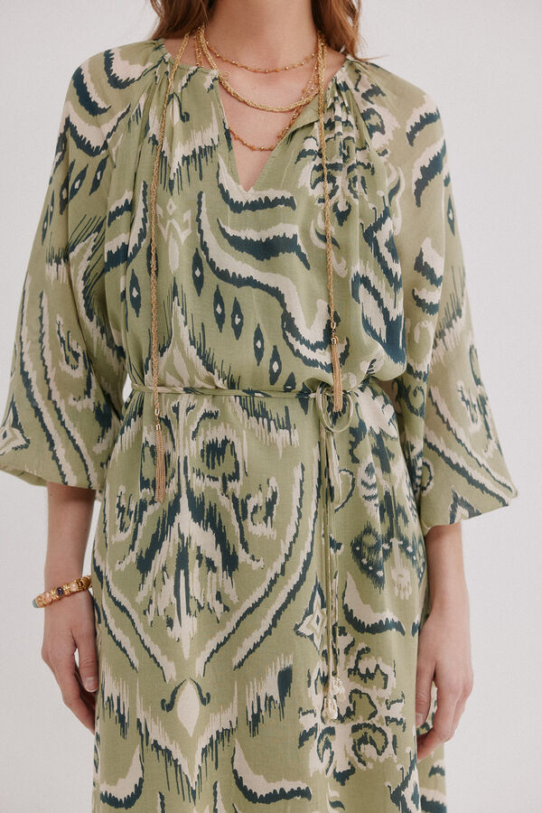 Hoss Intropia Amina. Vestido comprido estampado Verde