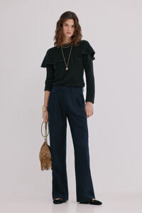 Hoss Intropia Peggy. Calças com pregas