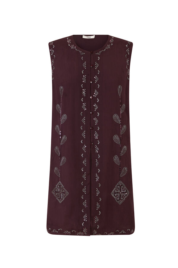 Hoss Intropia Cira. Blusa bordada Roxo