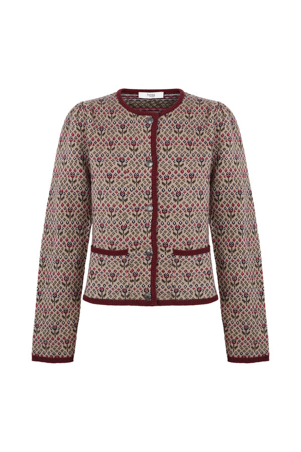 Hoss Intropia Isela. Cardigan jacquard Several