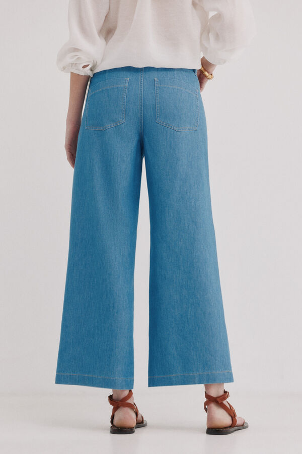 Hoss Intropia Berry. Denim tencel Azul