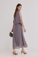 Hoss Intropia Alejandra. Vestido bordado Roxo