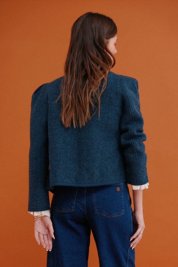 Hoss Intropia Fernanda. Sobretudo estilo austríaco Azul