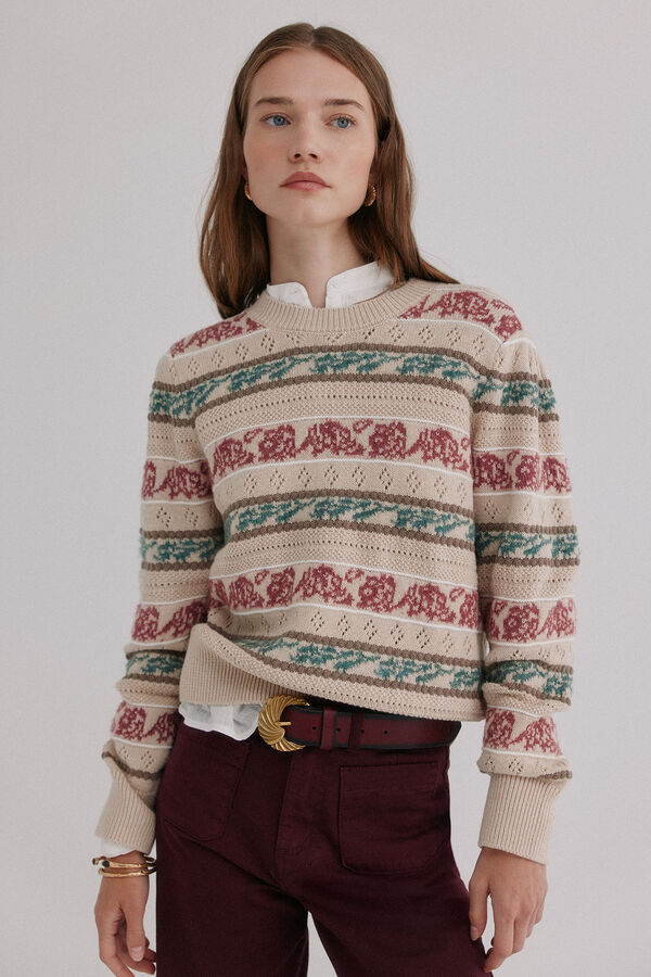 Hoss Intropia Irene. Camisola vazado Multicolorido