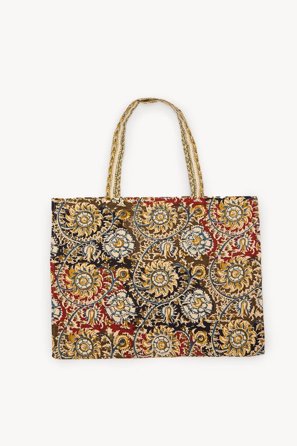 Hoss Intropia Nicole. Bolsa estampada Multicolor