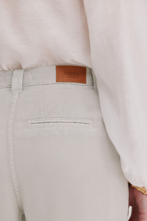 Hoss Intropia Bianca. Denim tencel Cinzento