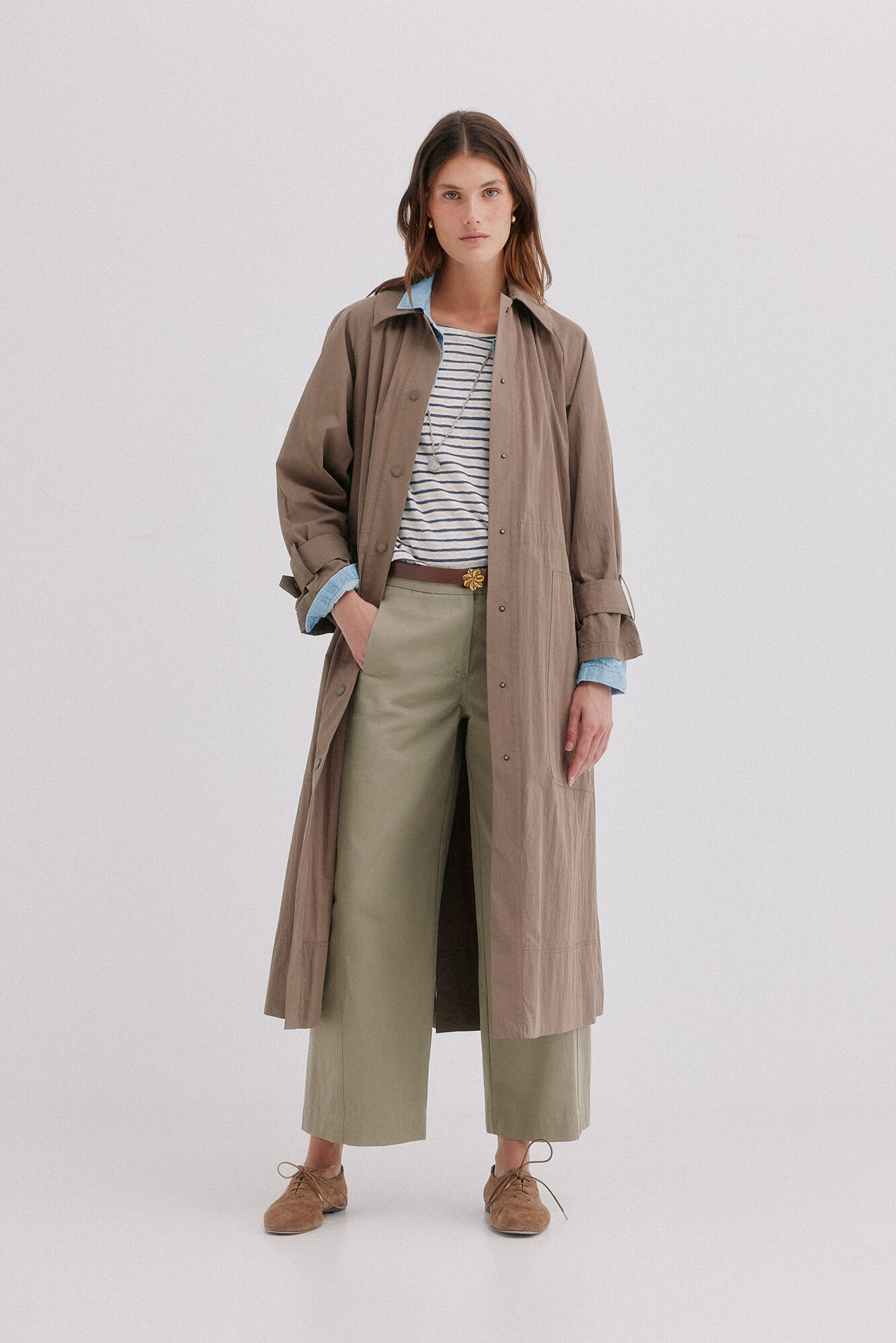 Hoss Intropia Dalia. Casaco midi
