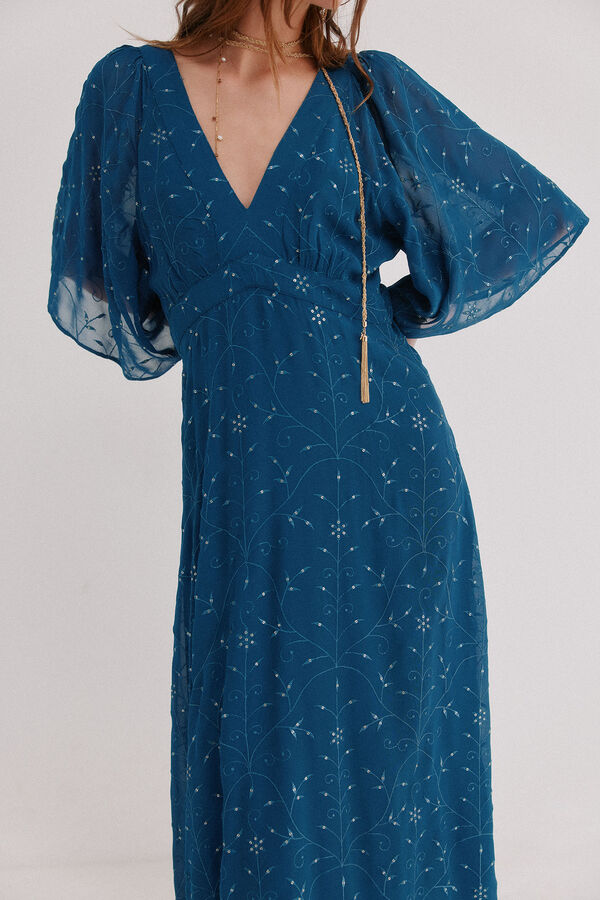 Hoss Intropia Alma. Vestido flu&iacute;do Verde
