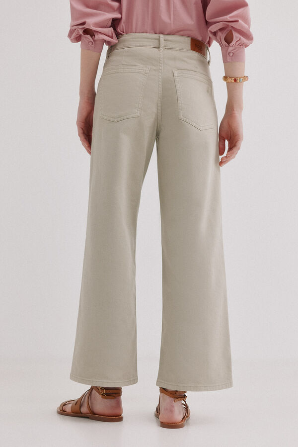 Hoss Intropia Berta. Jeans wide leg Cinzento