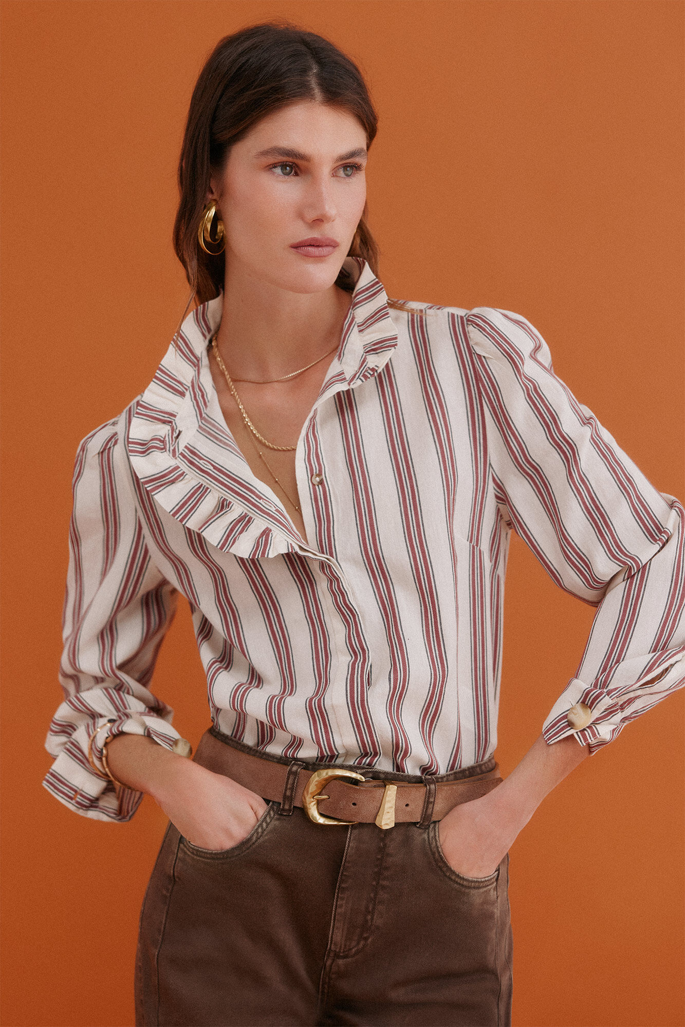 Hoss Intropia Claudette. Blusa &agrave;s riscas