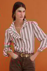 Hoss Intropia Claudette. Striped blouse Blue