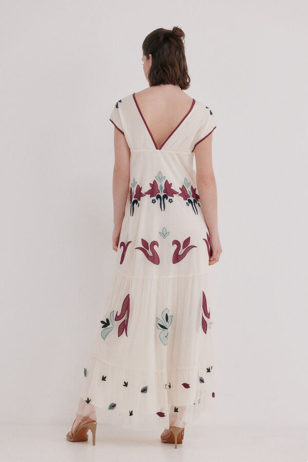 Hoss Intropia Aiora. Vestido rom&acirc;ntico white