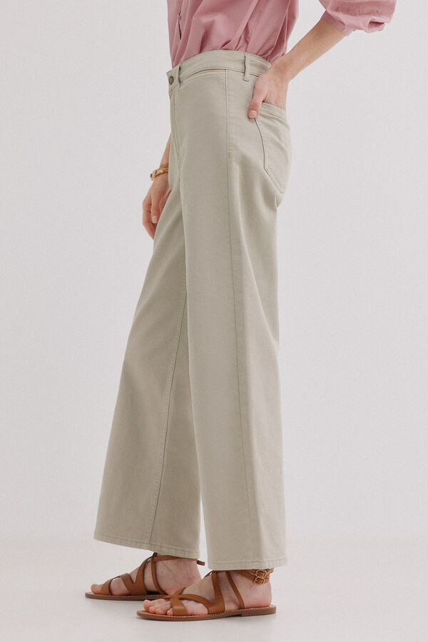 Hoss Intropia Berta. Jeans wide leg Cinzento