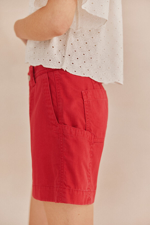 Hoss Intropia Pai.Flowy Bermuda shorts Pink